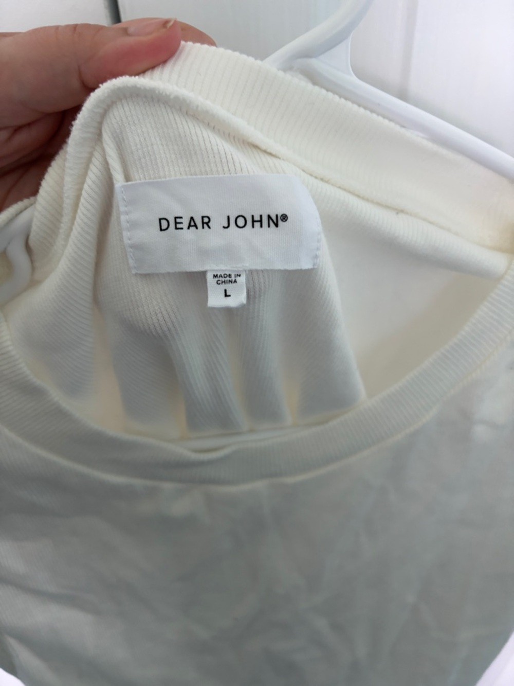 Dear John Cream Ruffle Tank - Picture 2 of 3